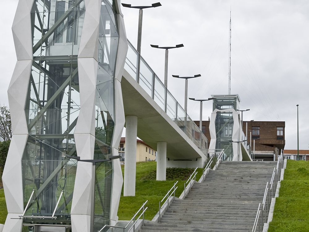 Torres ascensor en Getxo