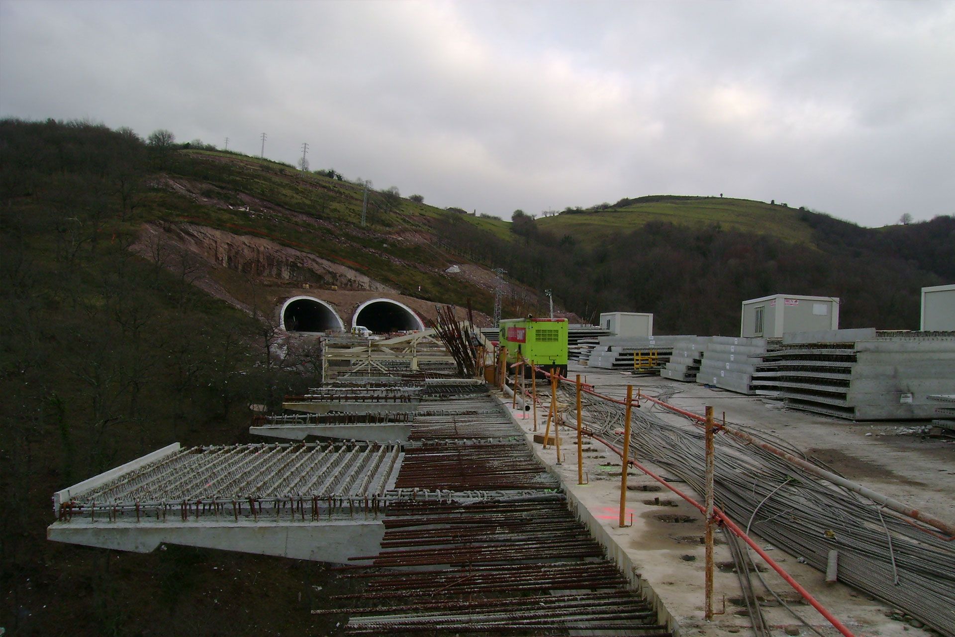 prelosas contruccion de viaductos montabliz rocacero en cantabria